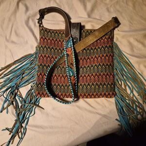Myra Bag Multicolor Fringe Crossbody